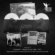 CADAVER Demos & Live 1988-1991 – 3LP WHITE , PRE-ORDER [VINYL 12"]